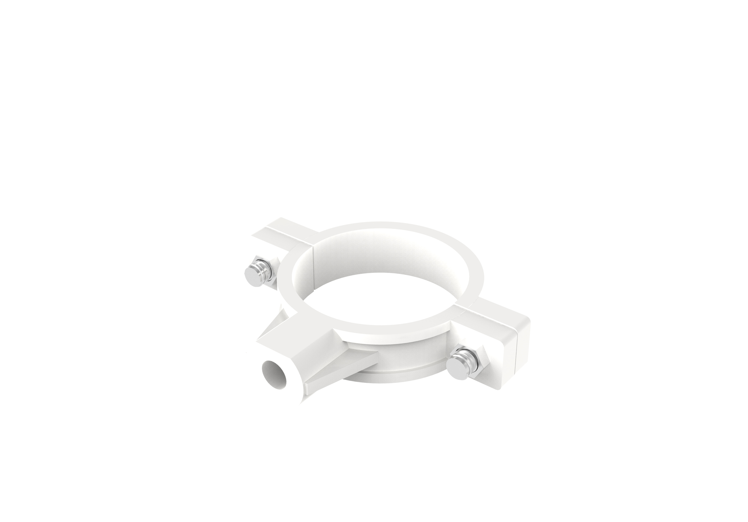 pvc-u环保排水管 065-塑料管卡(不配爆炸螺丝)